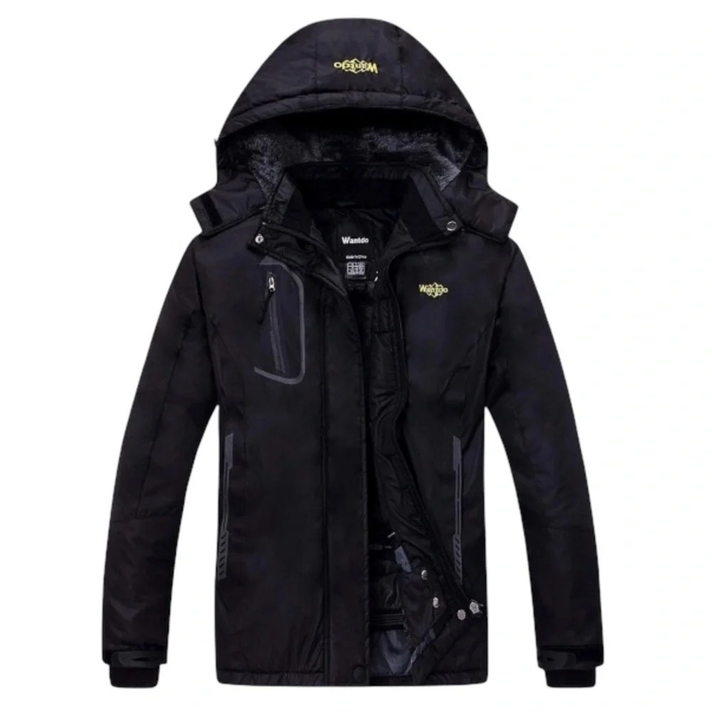 Wantdo Waterproof Ski Jacket Windproof Snow Warm Hooded Coat Sz M